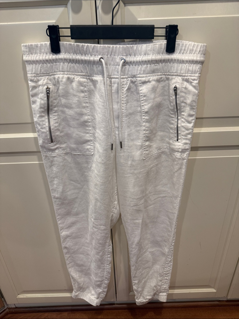 Athleta Linen Drawstring Joggers